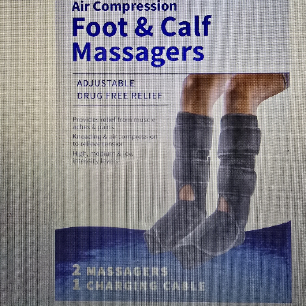 Walgreens Premier Line Black Compression Boots Leg MASSAGER